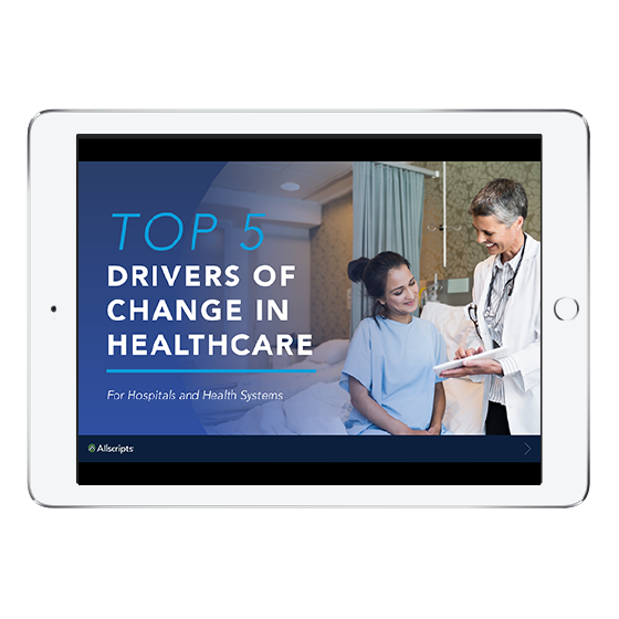 Thumbnail - Top 5 Drivers of Change in Healthcare eBook